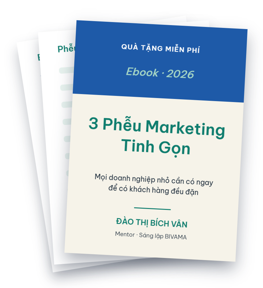 Ebook 3 Phễu Marketing Tinh Gọn – quà tặng của Bích Vân